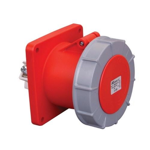 METE 406536 5x63A MAKİNE PRİZ DÜZ IP67